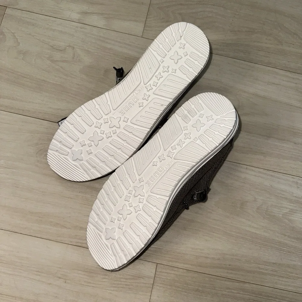 Hey Dude Wally Paisley Mens Size 11 Chocolate White Casual Walking Slip-On Shoes - Picture 6 of 7